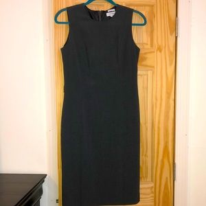 Grey dress. Missing belt.